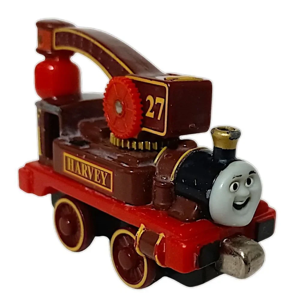 Harvey Thomas the Tank Engine & Friends Metal Diecast Train 2003 Maroon Gold Red